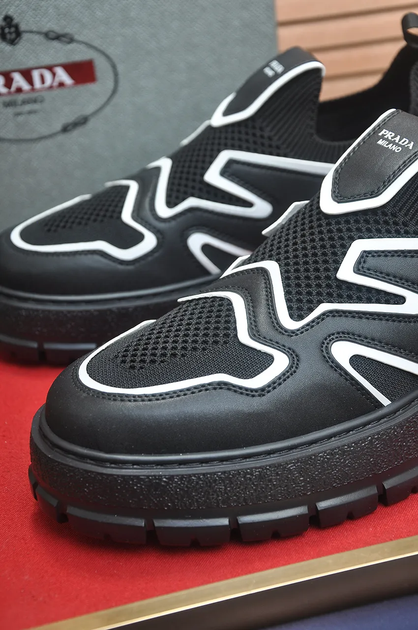 Men's shoes 💰620💶【PRADA】Top original, new season, high quality original goods, top imported calfskin with original imported glue, imported cowhide inside with original cowhide feet, original outsole! Quality guaranteed! Code 38-45 (45 customized)